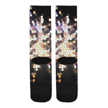 Load image into Gallery viewer, Fireworks Star Mosaic Trouser Socks (For Men)