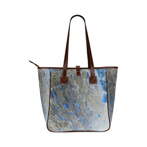 Marbled Abstract Negative Classic Tote Bag (Model 1644)