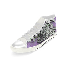 Load image into Gallery viewer, Moss Purple Men’s Classic High Top Canvas Shoes (Model 017)