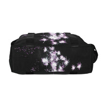 Load image into Gallery viewer, Fireworks Flowers Purple Large Capacity Duffle Bag (Model 1715)