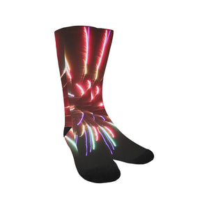 Fireworks Burst Trouser Socks (For Men)