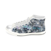 Load image into Gallery viewer, Painted Skulls Negative Men’s Classic High Top Canvas Shoes (Model 017)