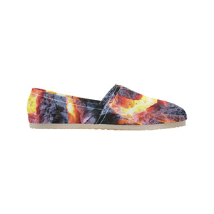 Molten Flames Unisex Classic Canvas Slip-On (Model 1206)