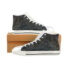 Load image into Gallery viewer, Livingstone Daisy Flower Glowing Women&#39;s Classic High Top Canvas Shoes (Model 017)