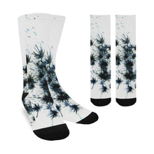 Load image into Gallery viewer, Fireworks Flowers Negative Trouser Socks (For Men)