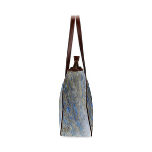 Marbled Abstract Negative Classic Tote Bag (Model 1644)