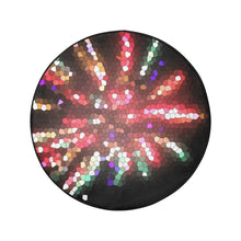 Load image into Gallery viewer, Fireworks Burst Mosaic 34 Inch Spare Tire Cover