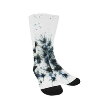 Load image into Gallery viewer, Fireworks Flowers Negative Trouser Socks (For Men)