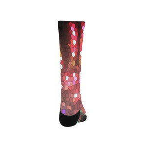 Fireworks Burst Mosaic Trouser Socks (For Men)