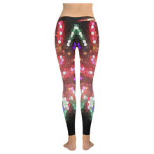 Load image into Gallery viewer, Fireworks Burst Mosaic Low Rise Leggings (Invisible Stitch) (Model L05)