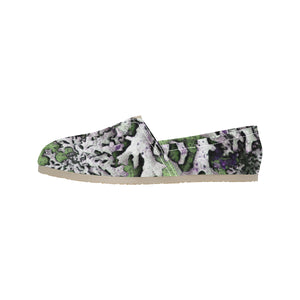 Moss Green Unisex Classic Canvas Slip-On (Model 1206)