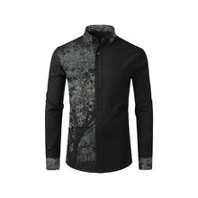 Load image into Gallery viewer, Spooky Tree Glowing Men&#39;s All Over Print Casual Dress Shirt (Model T61)