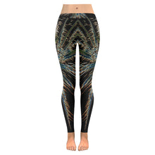 Load image into Gallery viewer, Fireworks Star Glowing Low Rise Leggings (Invisible Stitch) (Model L05)