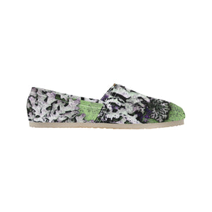 Moss Green Unisex Classic Canvas Slip-On (Model 1206)