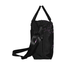 Load image into Gallery viewer, Fireworks Flowers Purple Large Capacity Duffle Bag (Model 1715)