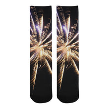 Load image into Gallery viewer, Fireworks Star Yellow Trouser Socks (For Men)