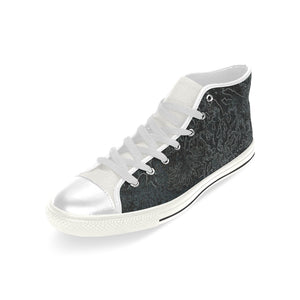 Moss Glowing Men’s Classic High Top Canvas Shoes (Model 017)