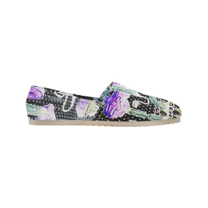 Complex Graffiti Negative Unisex Classic Canvas Slip-On (Model 1206)