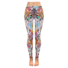 Load image into Gallery viewer, Graffiti Abstract Mosaic Low Rise Leggings (Invisible Stitch) (Model L05)