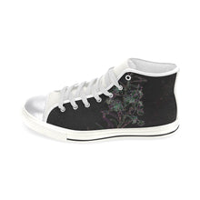 Load image into Gallery viewer, Fireweed Flower Glowing Women&#39;s Classic High Top Canvas Shoes (Model 017)