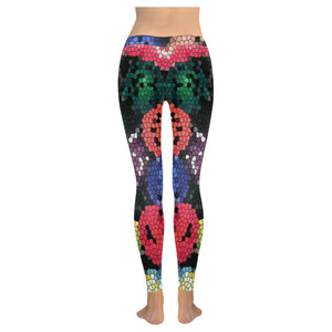 Dante's Inferno Mosaic Low Rise Leggings (Invisible Stitch) (Model L05)