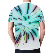 Load image into Gallery viewer, Fireworks Burst Negative New All Over Print T-shirt for Men (Model T45)