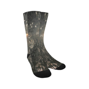 Fireworks Black Trouser Socks (For Men)