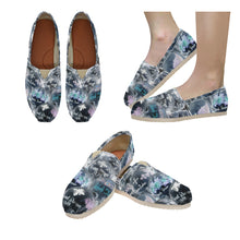 Load image into Gallery viewer, Painted Skulls Negative Unisex Classic Canvas Slip-On (Model 1206)