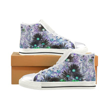 Load image into Gallery viewer, Livingstone Daisy Flower Negative Women&#39;s Classic High Top Canvas Shoes (Model 017)