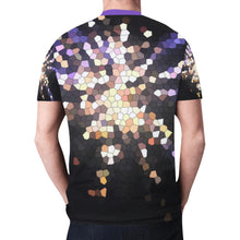 Load image into Gallery viewer, Fireworks Star Mosaic New All Over Print T-shirt for Men (Model T45)