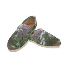 Load image into Gallery viewer, Arkansas Dogwood and Red Bud Flower Unisex Classic Canvas Slip-On (Model 1206)