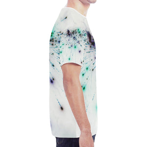 Fireworks Spray Negative New All Over Print T-shirt for Men (Model T45)