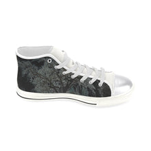 Load image into Gallery viewer, Spooky Tree Glowing Women&#39;s Classic High Top Canvas Shoes (Model 017)