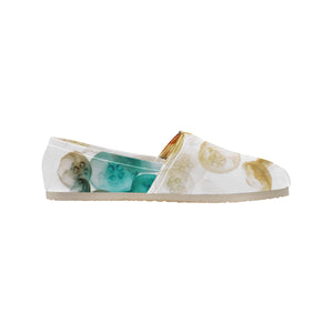 Jellyfish Negative Unisex Classic Canvas Slip-On (Model 1206)