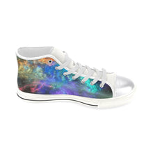 Load image into Gallery viewer, Splash of Color Negative Women&#39;s Classic High Top Canvas Shoes (Model 017)