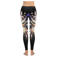 Load image into Gallery viewer, Fireworks Star Mosaic Low Rise Leggings (Invisible Stitch) (Model L05)