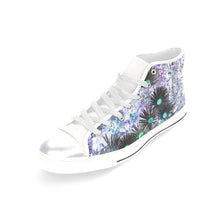 Load image into Gallery viewer, Livingstone Daisy Flower Negative Women&#39;s Classic High Top Canvas Shoes (Model 017)