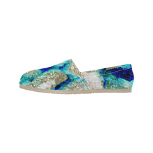 Load image into Gallery viewer, Molten Flames Negative Unisex Classic Canvas Slip-On (Model 1206)