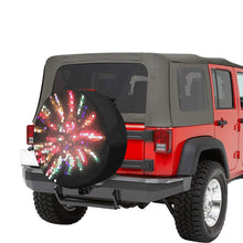 Load image into Gallery viewer, Fireworks Burst Mosaic 34 Inch Spare Tire Cover