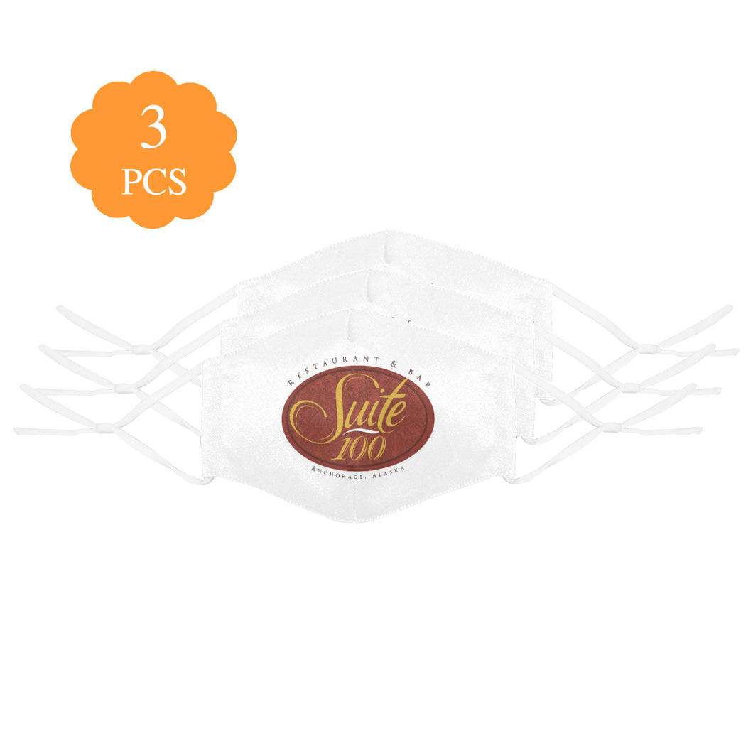 0511-Suite100-EMBROIDERY-logo-051511-e152452720264 3D Mouth Mask with Drawstring (Pack of 3) (Model M04)