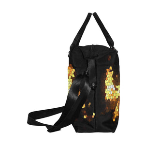 Feathery Flames Mosaic Large Capacity Duffle Bag (Model 1715)