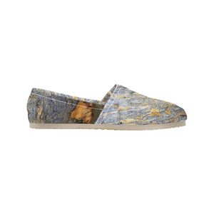 Marbled Abstract Unisex Classic Canvas Slip-On (Model 1206)