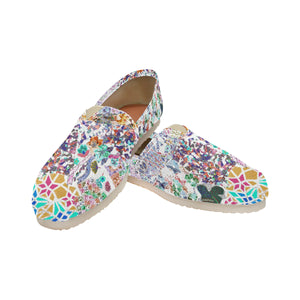 Holiday Paisley Negative Unisex Classic Canvas Slip-On (Model 1206)