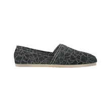 Load image into Gallery viewer, Crackle Black Unisex Classic Canvas Slip-On (Model 1206)