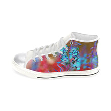 Load image into Gallery viewer, Fireweed Flower Blue Women&#39;s Classic High Top Canvas Shoes (Model 017)