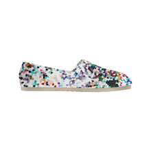 Load image into Gallery viewer, Holiday Paisley Negative Mosaic Unisex Classic Canvas Slip-On (Model 1206)