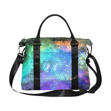 Load image into Gallery viewer, Splash of Color Reverse Mosaic Large Capacity Duffle Bag (Model 1715)