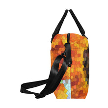 Load image into Gallery viewer, Busy Bee Sunflower Mosaic Large Capacity Duffle Bag (Model 1715)