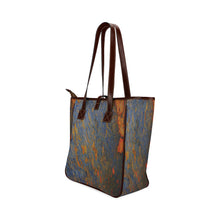 Load image into Gallery viewer, Marbled Abstract Orange Classic Tote Bag (Model 1644)