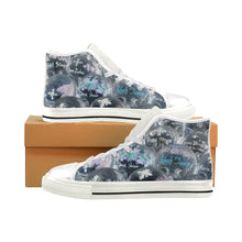 Load image into Gallery viewer, Painted Skulls Negative Men’s Classic High Top Canvas Shoes (Model 017)